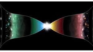 two universes arise from the same big bang